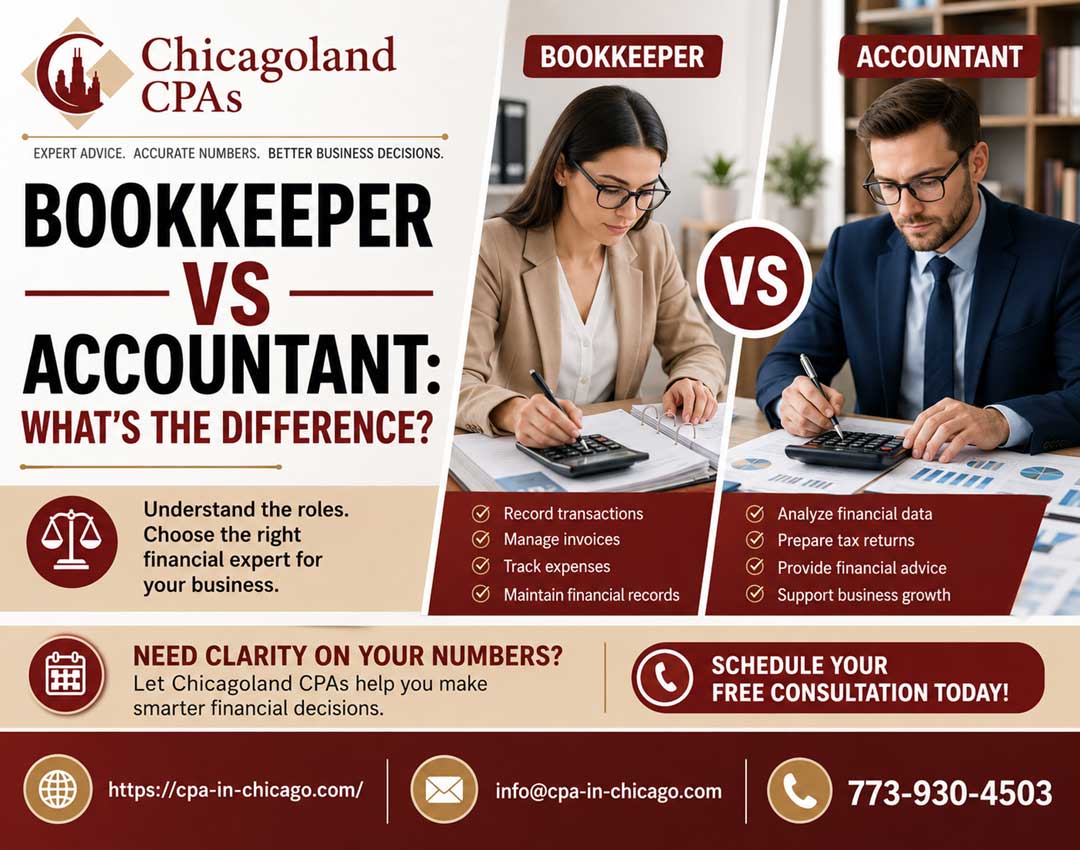 Bookkeeper vs Accountant - What's the Difference
